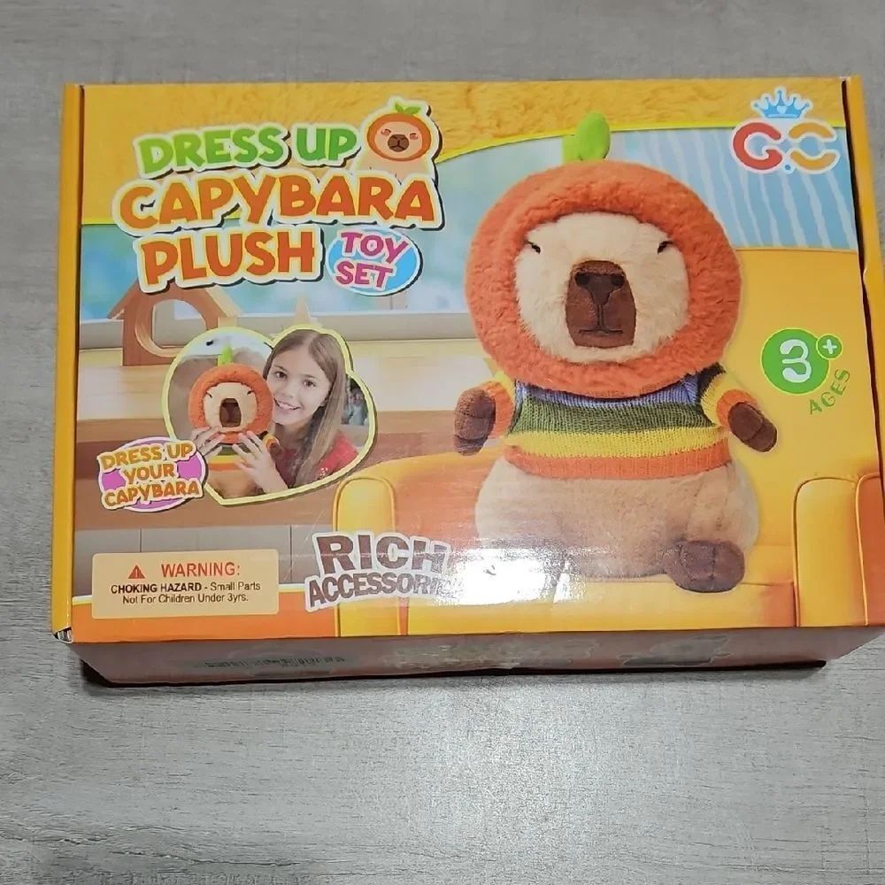 Dress Up Capybara Plush Toy Set